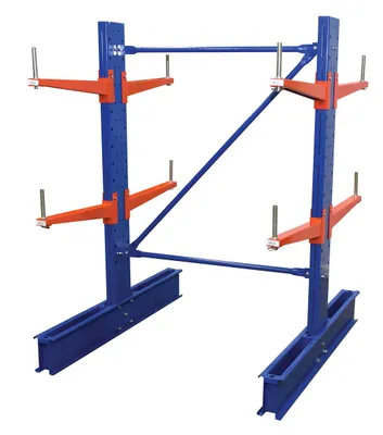 Vestil SDU-C-6-24-SET cantilever rack kit shown from an alternate angle