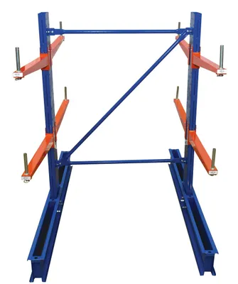 Vestil SDU-C-6-36-SET cantilever rack kit shown from an alternate angle