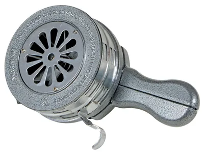 Vestil SIREN-100-S warning siren shown from an alternate angle