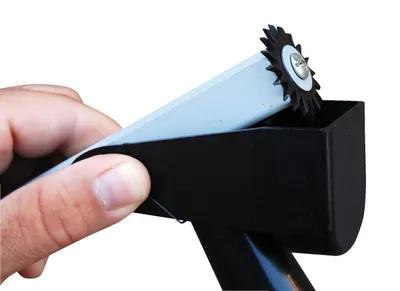 Vestil SIZER-4 cutter shown from an alternate angle