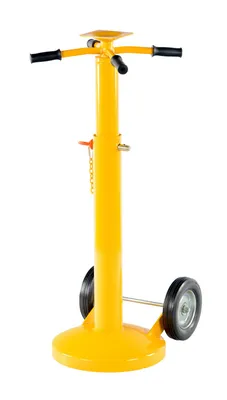 Vestil SJ-35-EF trailer stabilizing jack shown from an alternate angle