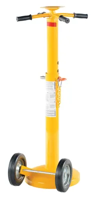 Vestil SJ-35-EF trailer stabilizing jack shown from an alternate angle