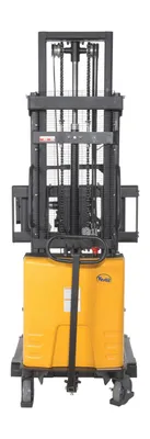 Vestil SL-118-PDGR semi-electric powered drum gripper shown from an alternate angle