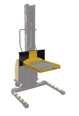 Vestil SLNM-AA-RP narrow mast stackers with powered lift