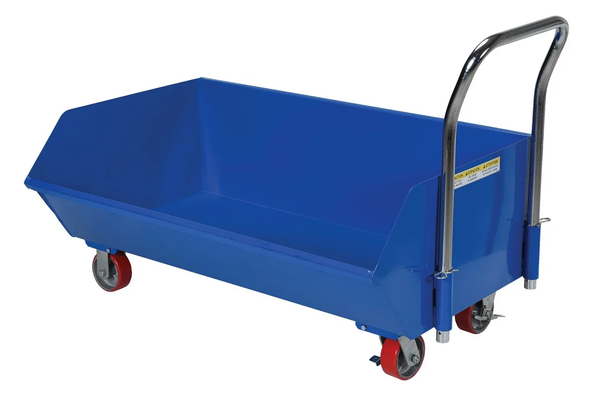Vestil SLPT-33 low profile hopper