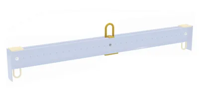 Vestil SM-UB-BFB-100 adjustable spreader beam shown from an alternate angle