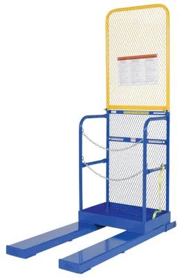 Vestil SP-175-84B stockpicker work platform shown from an alternate angle