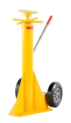 Vestil SP-TOP-100 trailer stabilizing jack shown from an alternate angle