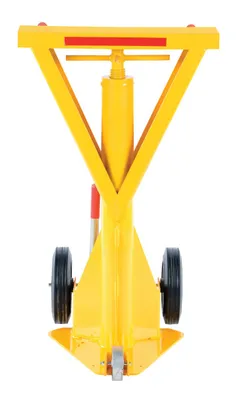 Vestil SP-TOP-BEAM trailer stabilizing jack shown from an alternate angle