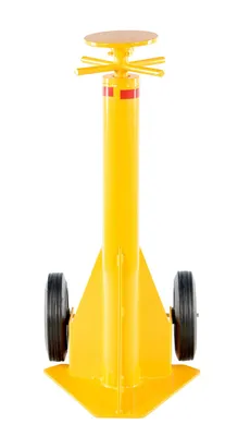 Vestil SP-TOP trailer stabilizing jack shown from an alternate angle