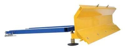 Vestil SPB-VN-848-72 fork truck snow plow shown from an alternate angle