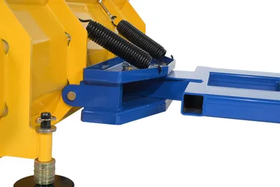 Vestil SPB-VN-848-72 fork truck snow plow shown from an alternate angle