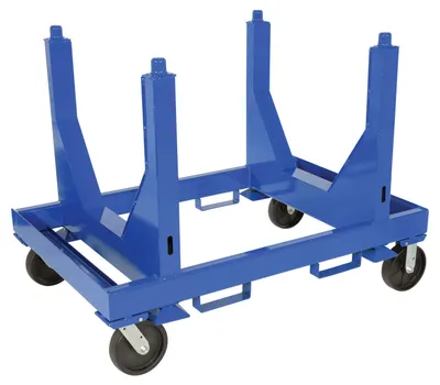 Vestil SPC-3654-VB heavy duty stackable material cart shown from an alternate angle