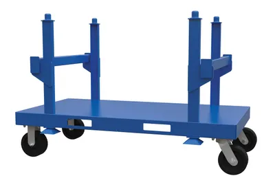 Vestil SPC-3668-2L heavy duty stackable material cart shown from an alternate angle