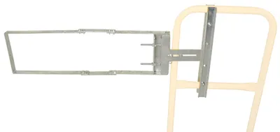 Vestil SPG-40-G self-closing steel gates (adjustable width) shown from an alternate angle