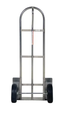Vestil SPHT-500-HD-SS p handle hand truck shown from an alternate angle
