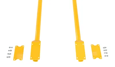 Vestil SPN-1-YL-HR-RF step poly nestable shown from an alternate angle