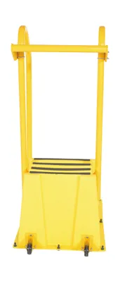 Vestil SPN-2-YL-HR-BR-PO step poly nestable shown from an alternate angle