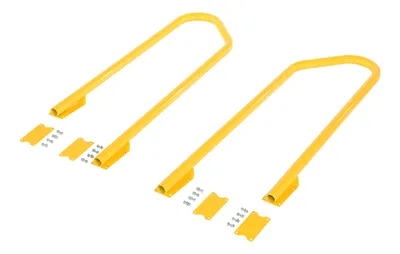 Vestil SPN-2-YL-HR-RF step poly nestable shown from an alternate angle