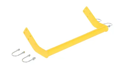 Vestil Steel Retro Fit Back Rail Kit For 3 Step Poly Step Stool Yellow