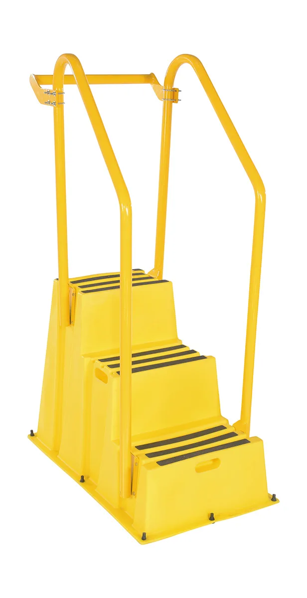 Vestil SPN-3-YL-HR-BR-PO step poly nestable