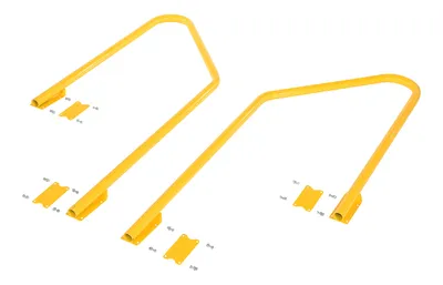 Vestil SPN-3-YL-HR-RF step poly nestable shown from an alternate angle