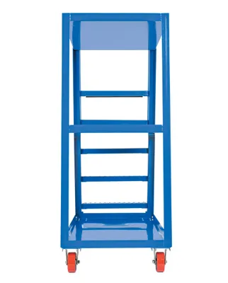 Vestil SPS-HF-2852-5PU hi-duty & hi-frame stockpicker truck shown from an alternate angle