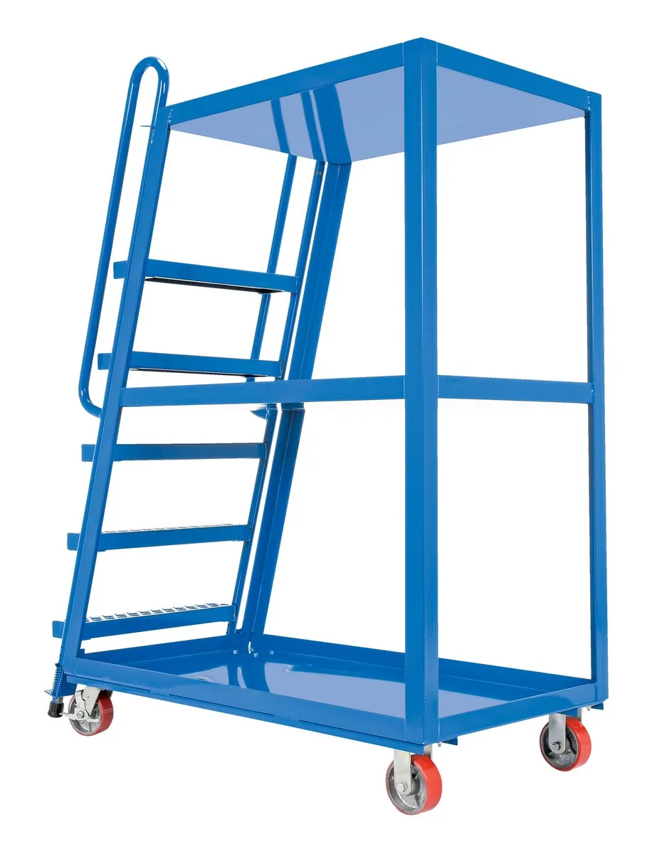 Vestil SPS-HF-2852-5PU hi-duty & hi-frame stockpicker truck