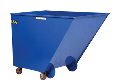 Vestil Steel Portable Dump Truck 1-1/2 Cubic Yard 40 Cubic Yard 2,000 Lb. Capacity Blue