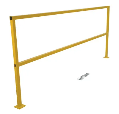 Vestil SQ-96-HWR square safety handrail
