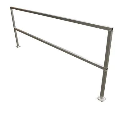 Vestil SQ-A-108 square safety handrail shown from an alternate angle