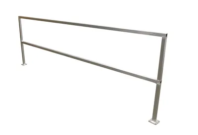 Vestil SQ-A-120 square safety handrail shown from an alternate angle