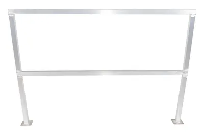 Vestil SQ-A-60 square safety handrail shown from an alternate angle