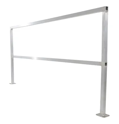 Vestil SQ-A-84 square safety handrail shown from an alternate angle