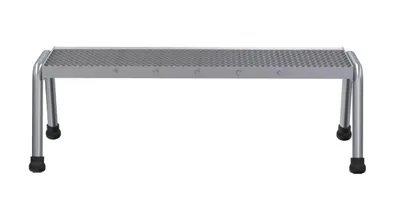 Vestil SSA-1W aluminum step stand shown from an alternate angle