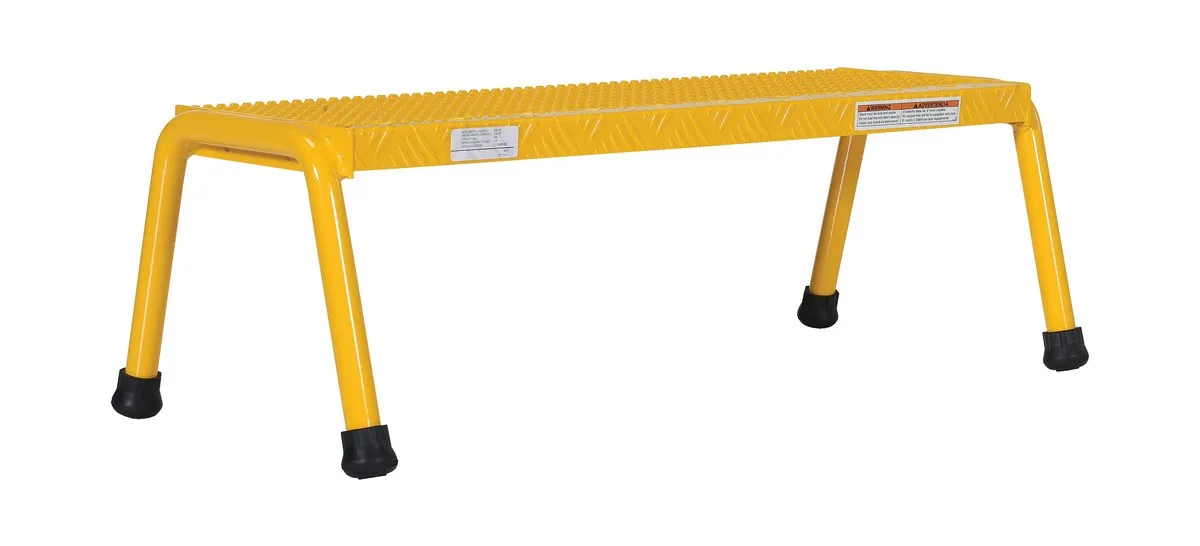 Vestil SSA-1W-Y aluminum step stand