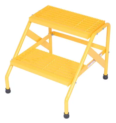 Vestil SSA-2-KD-Y aluminum step stand