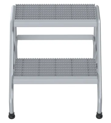 Vestil SSA-2 aluminum step stand shown from an alternate angle