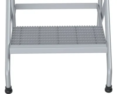 Vestil SSA-2 aluminum step stand shown from an alternate angle