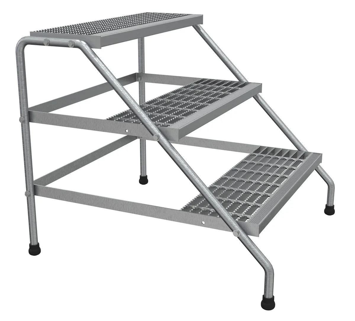 Vestil SSA-3W-KD aluminum step stand