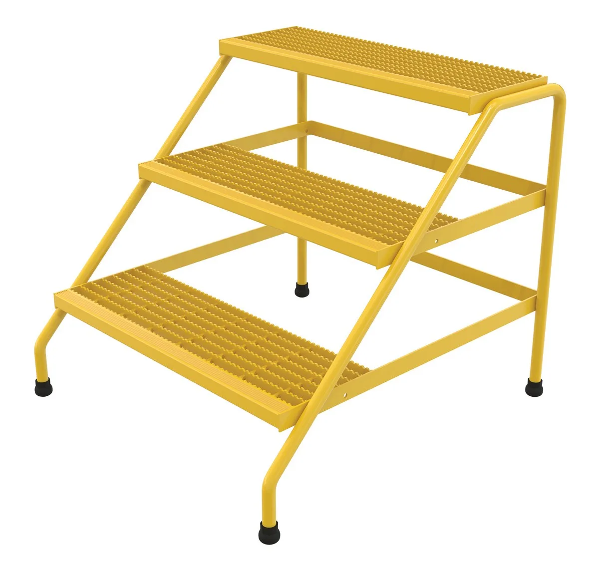 Vestil SSA-3W-Y aluminum step stand