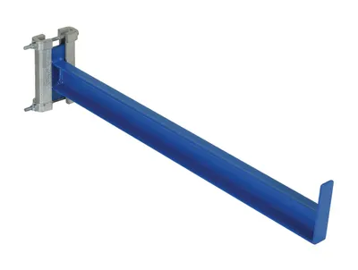 Vestil Steel Cantilever Straight Arm with 2 In. Lip 24 In. Length 2,000 Lb. Capacity Blue