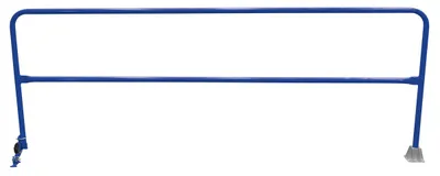 Vestil Steel Dock Safety Swing Gate 10 Ft. Length Blue