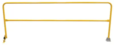 Vestil Steel Dock Safety Swing Gate 10 Ft. Length Yellow