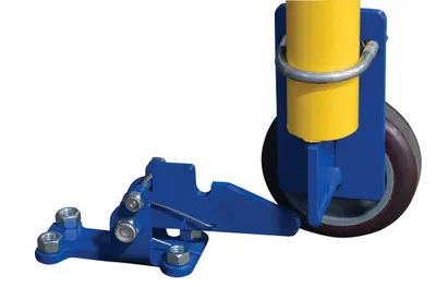 Vestil SSG-11 economical safety swing gate shown from an alternate angle