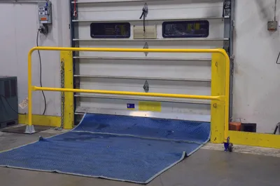 Vestil SSG-11 economical safety swing gate shown from an alternate angle