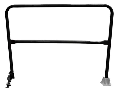 Vestil Steel Dock Safety Swing Gate 5 Ft. Length Black