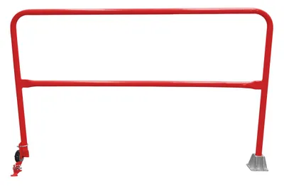 Vestil Steel Dock Safety Swing Gate 6 Ft. Length Red