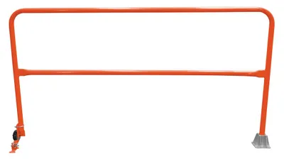 Vestil Steel Dock Safety Swing Gate 7 Ft. Length Orange