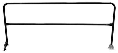 Vestil Steel Dock Safety Swing Gate 9 Ft. Length Black
